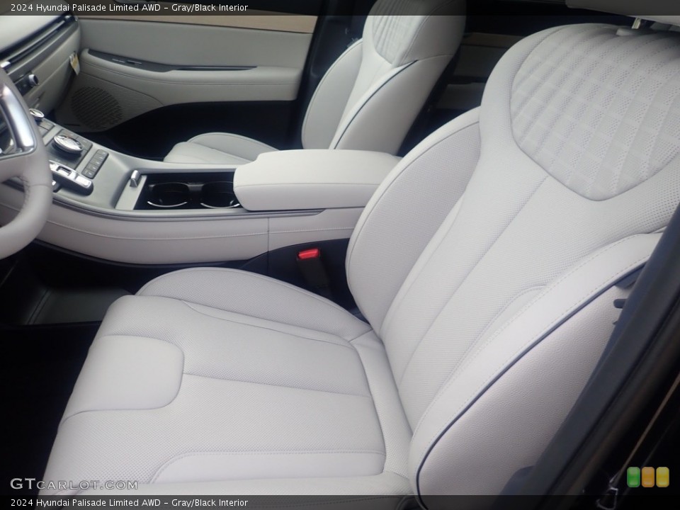 Gray/Black 2024 Hyundai Palisade Interiors