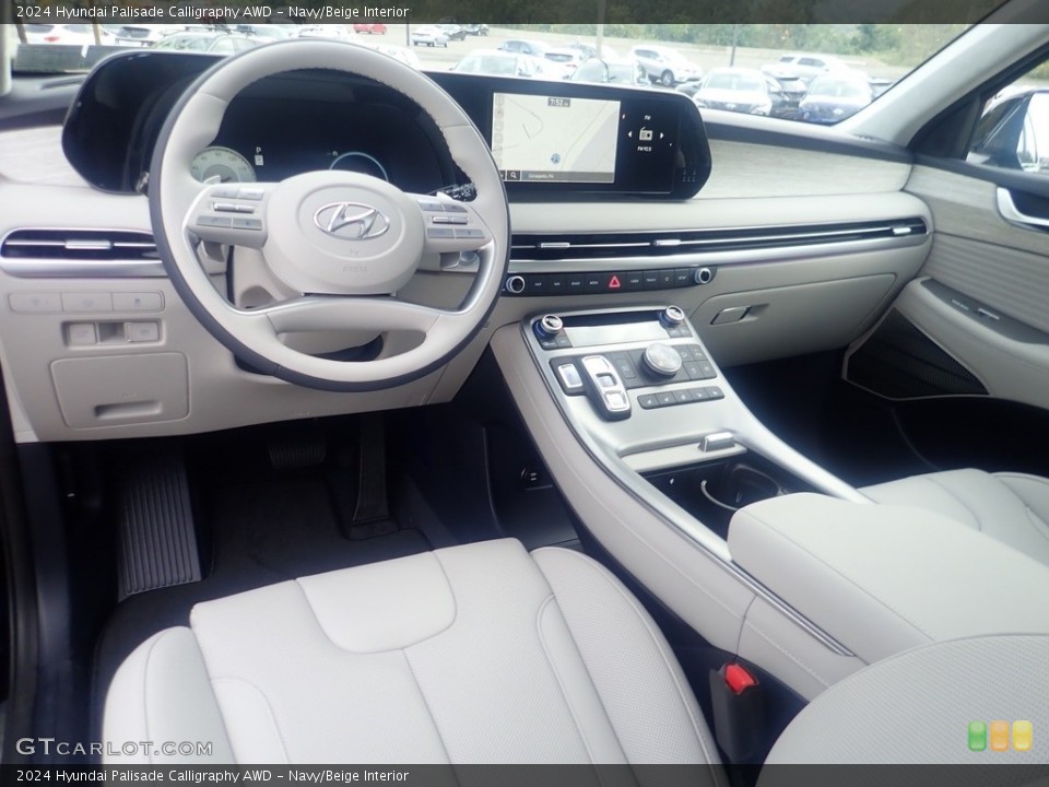 Navy/Beige Interior Photo for the 2024 Hyundai Palisade Calligraphy AWD #146612728