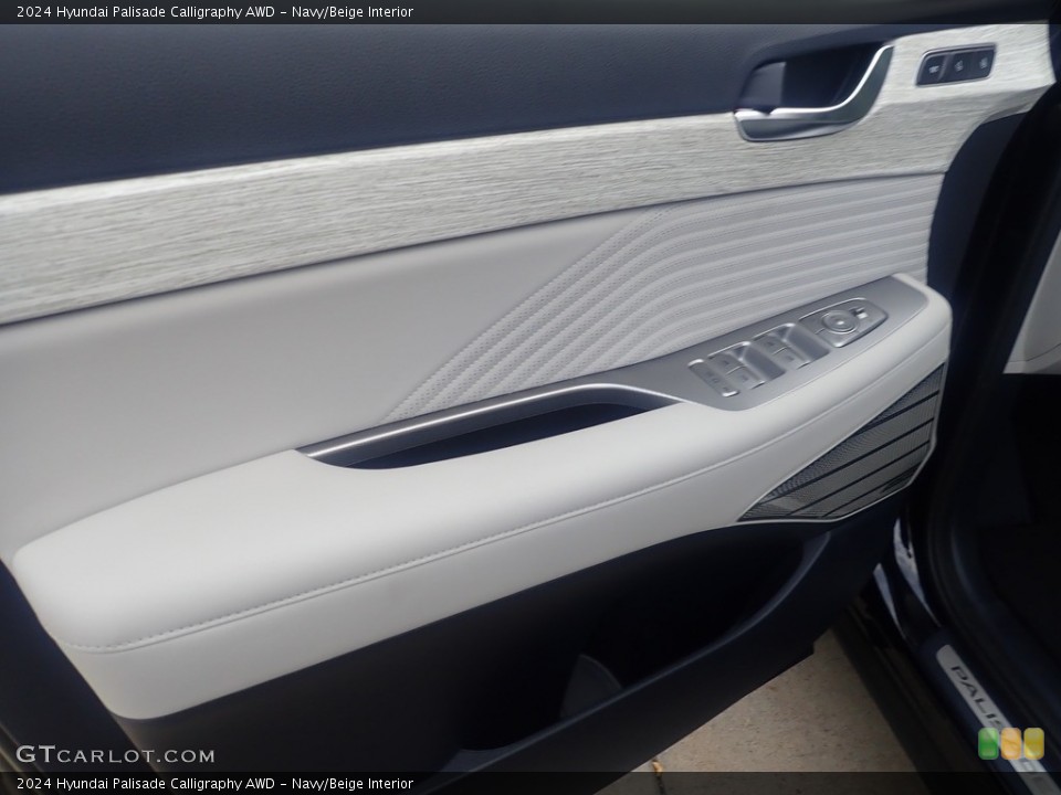Navy/Beige Interior Door Panel for the 2024 Hyundai Palisade Calligraphy AWD #146612777