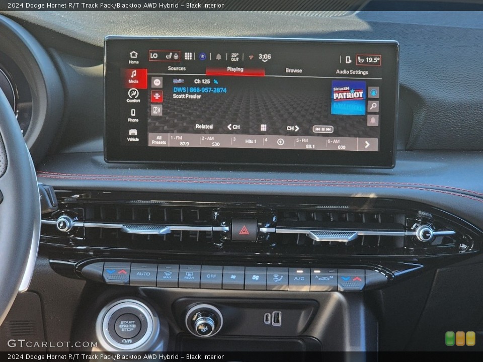 Black Interior Controls for the 2024 Dodge Hornet R/T Track Pack/Blacktop AWD Hybrid #146612879