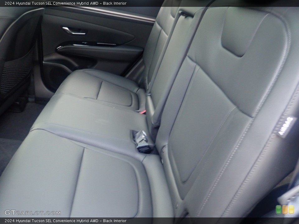 Black Interior Rear Seat for the 2024 Hyundai Tucson SEL Convenience Hybrid AWD #146613214