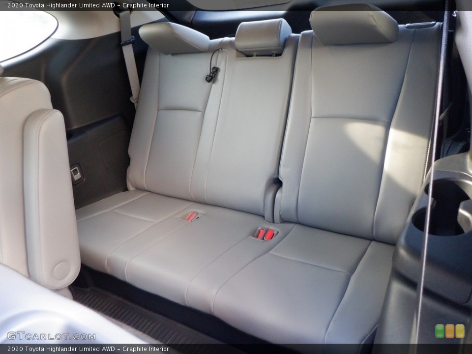 Graphite Interior Rear Seat for the 2020 Toyota Highlander Limited AWD #146613609