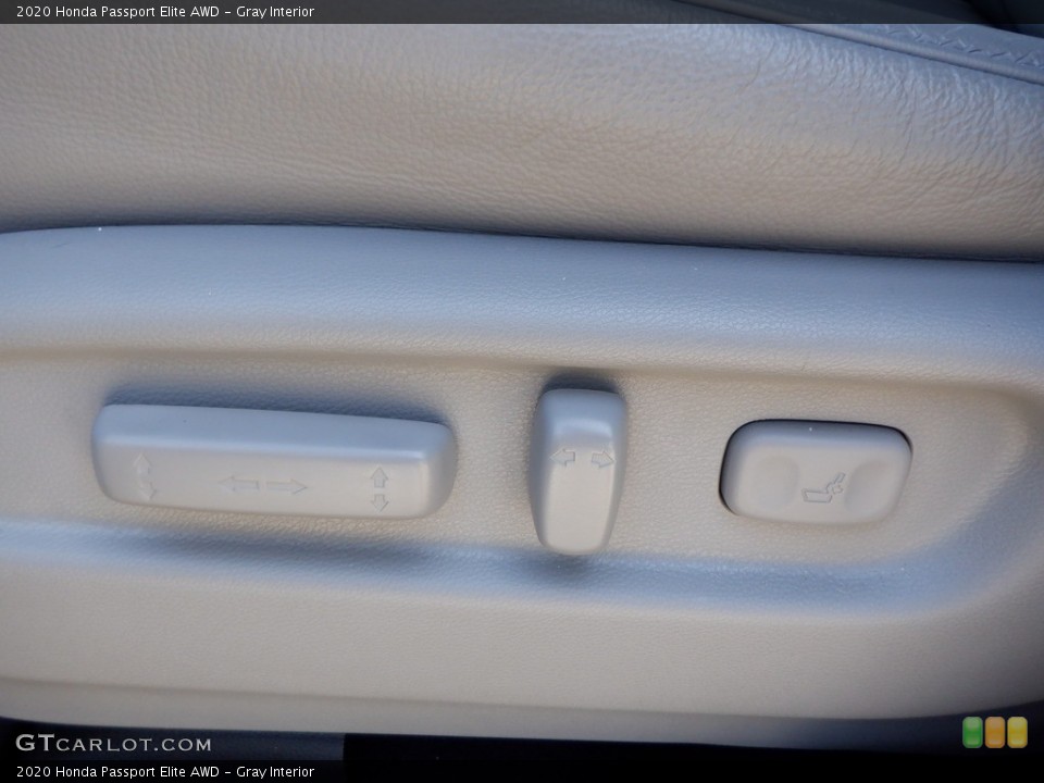 Gray Interior Front Seat for the 2020 Honda Passport Elite AWD #146615220