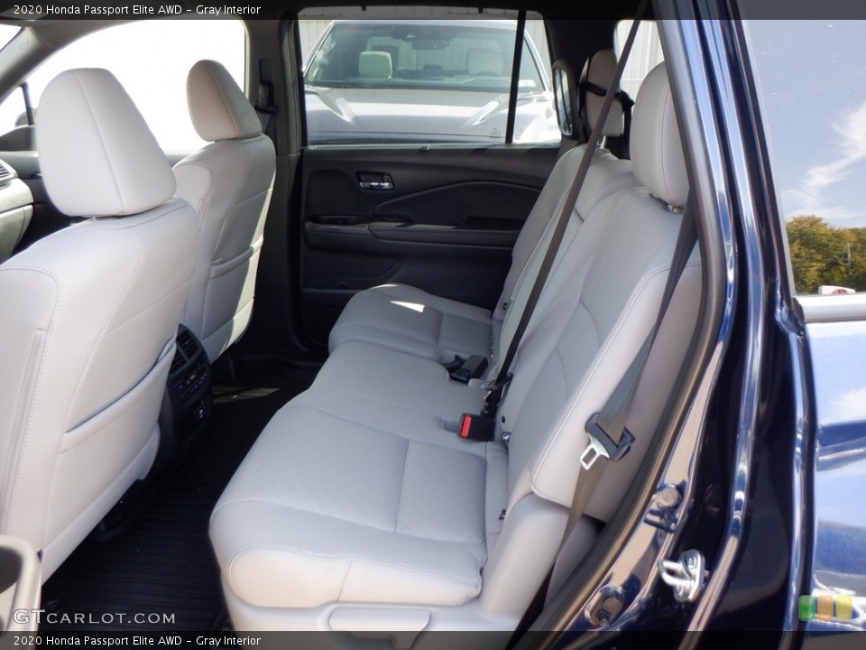 Gray Interior Rear Seat for the 2020 Honda Passport Elite AWD #146615533