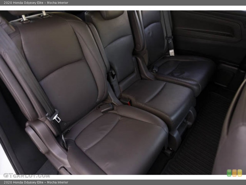 Mocha Interior Rear Seat for the 2020 Honda Odyssey Elite #146616107