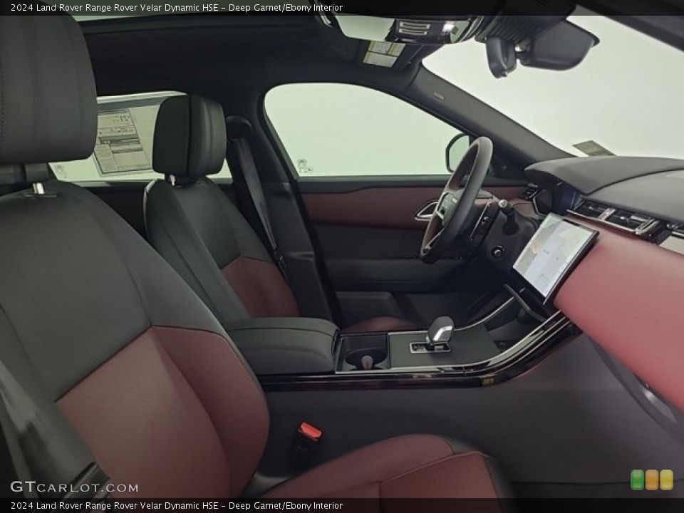 Deep Garnet/Ebony Interior Front Seat for the 2024 Land Rover Range Rover Velar Dynamic HSE #146616254