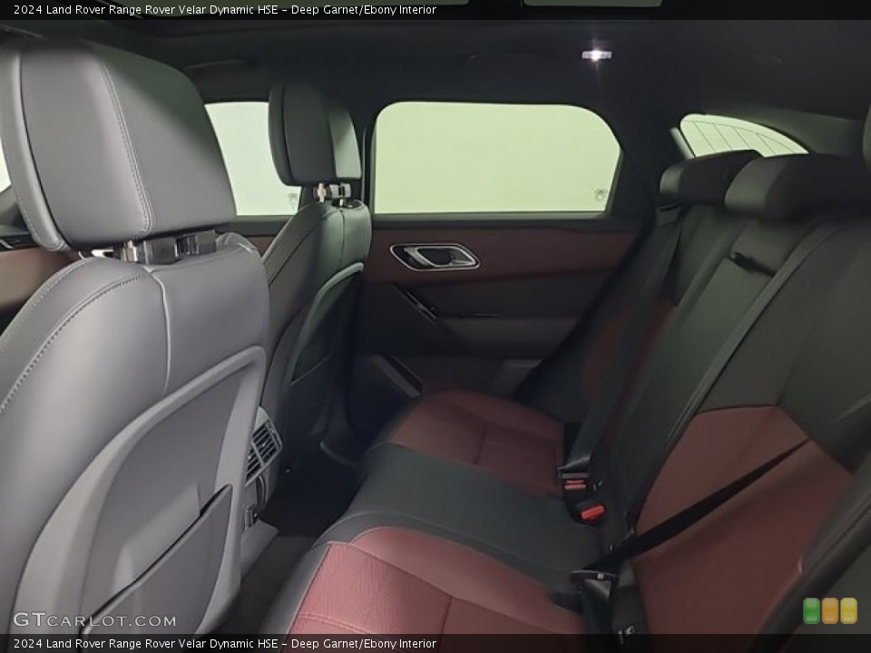 Deep Garnet/Ebony Interior Rear Seat for the 2024 Land Rover Range Rover Velar Dynamic HSE #146616305
