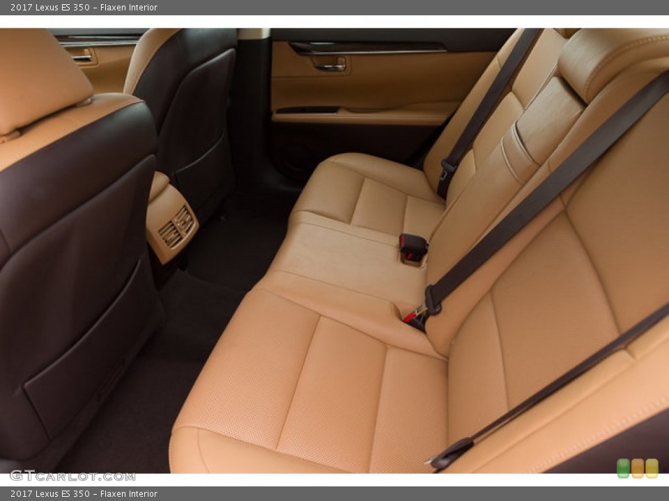 Flaxen Interior Rear Seat for the 2017 Lexus ES 350 #146616430