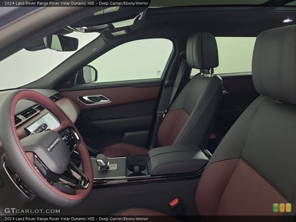 Deep Garnet/Ebony Interior Front Seat for the 2024 Land Rover Range Rover Velar Dynamic HSE #146616532