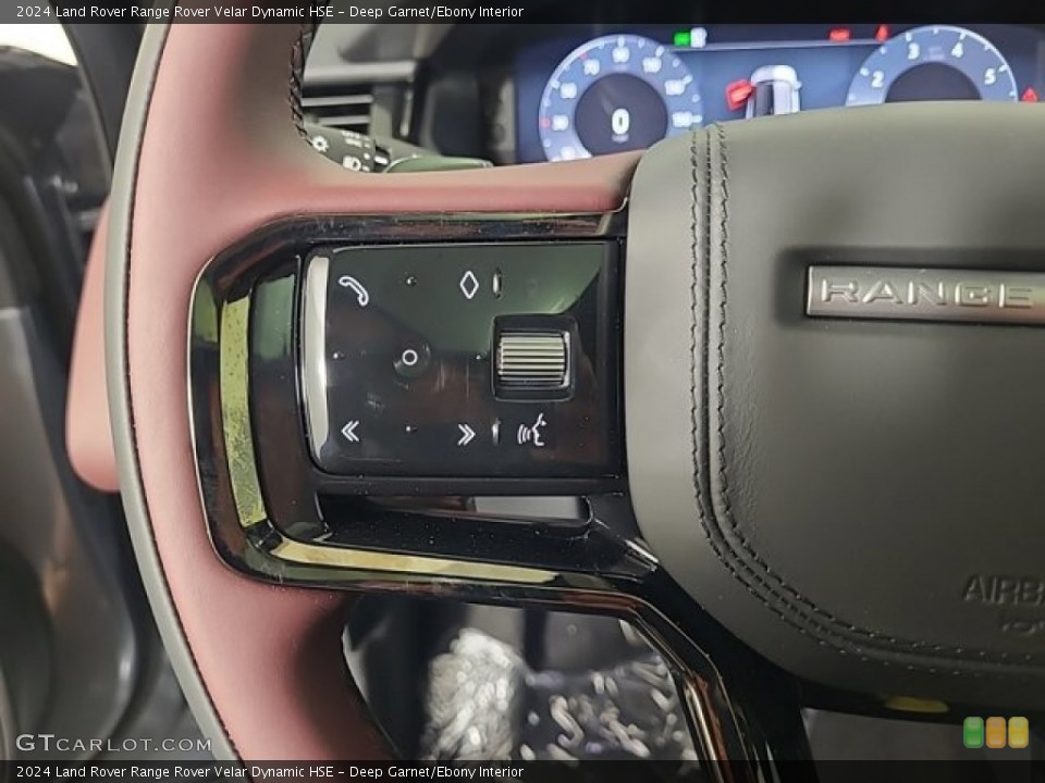 Deep Garnet/Ebony Interior Steering Wheel for the 2024 Land Rover Range Rover Velar Dynamic HSE #146616577