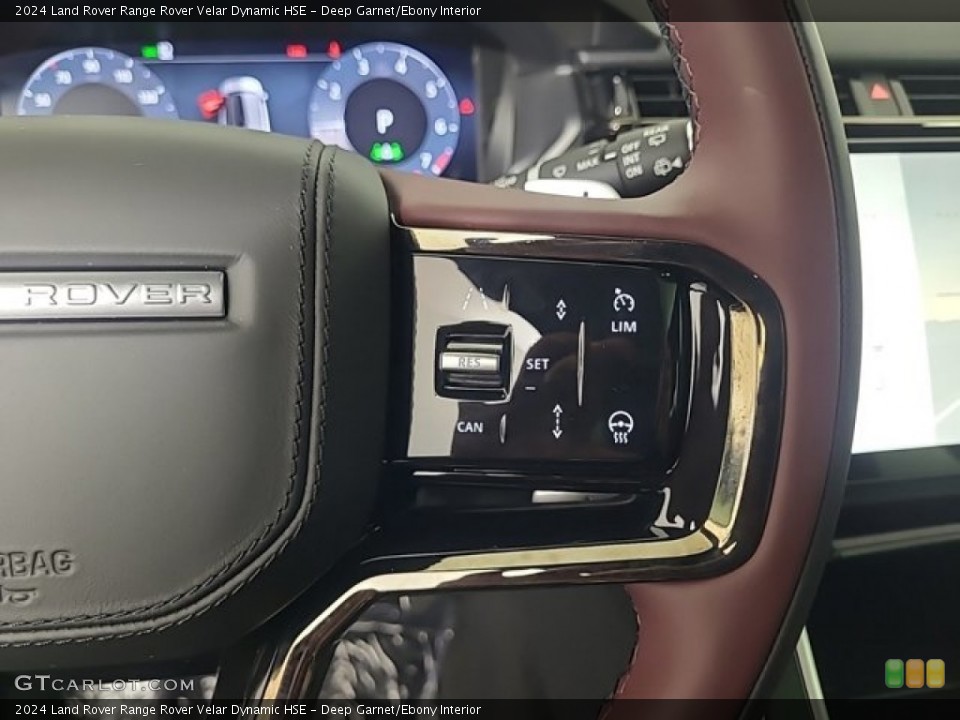 Deep Garnet/Ebony Interior Steering Wheel for the 2024 Land Rover Range Rover Velar Dynamic HSE #146616601