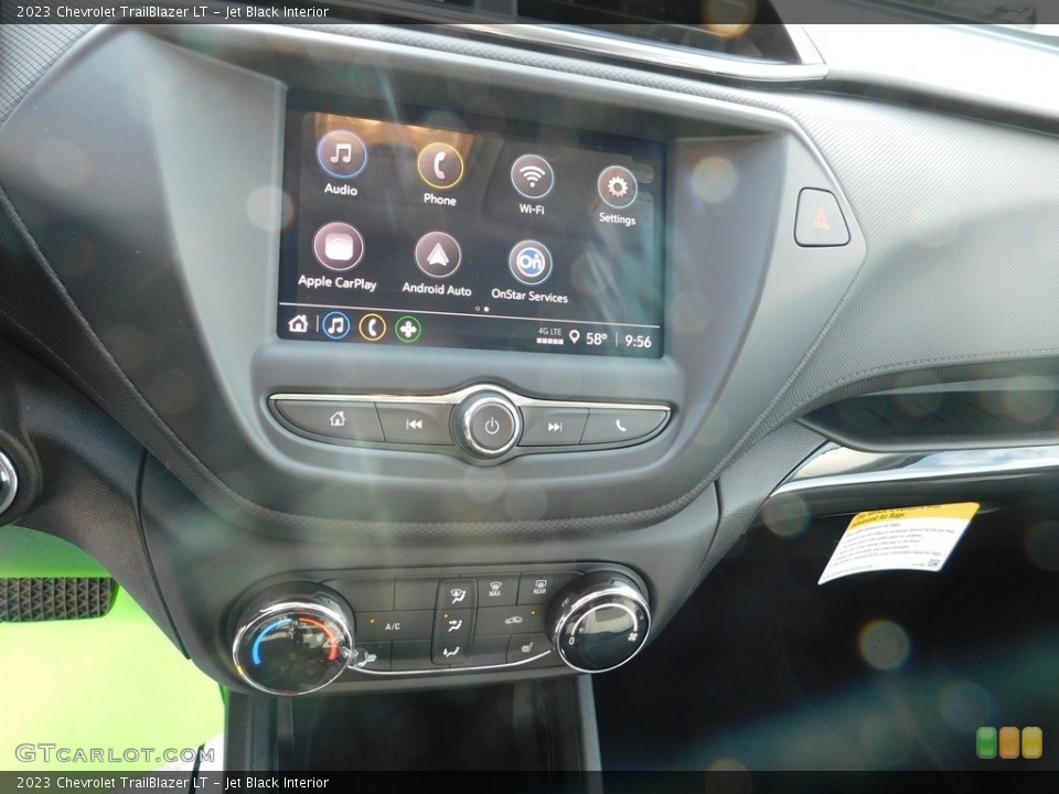 Jet Black Interior Controls for the 2023 Chevrolet TrailBlazer LT #146616691