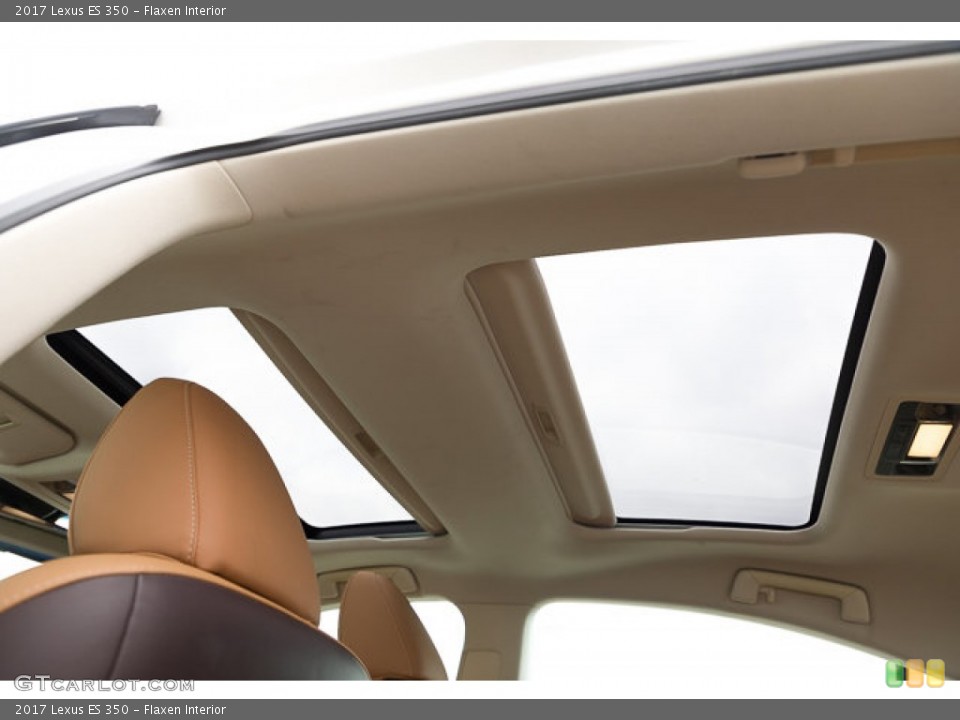 Flaxen Interior Sunroof for the 2017 Lexus ES 350 #146616782