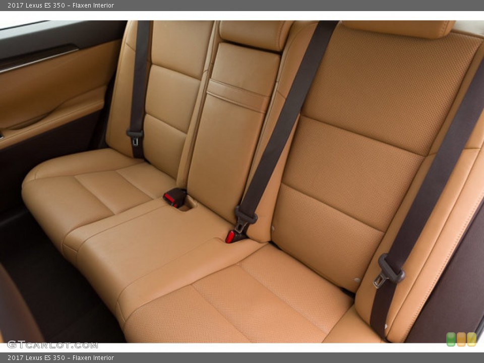 Flaxen Interior Rear Seat for the 2017 Lexus ES 350 #146616804