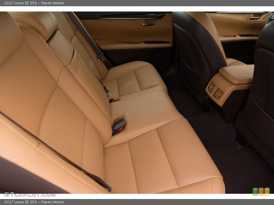 Flaxen Interior Rear Seat for the 2017 Lexus ES 350 #146616826