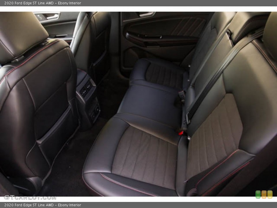 Ebony Interior Rear Seat for the 2020 Ford Edge ST Line AWD #146617061