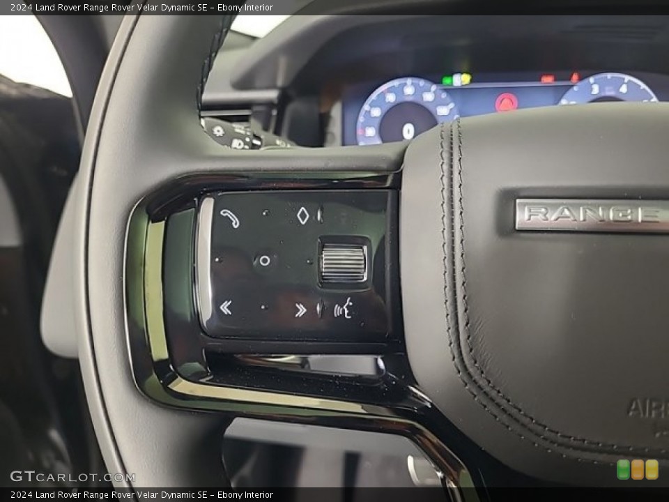 Ebony Interior Steering Wheel for the 2024 Land Rover Range Rover Velar Dynamic SE #146617215