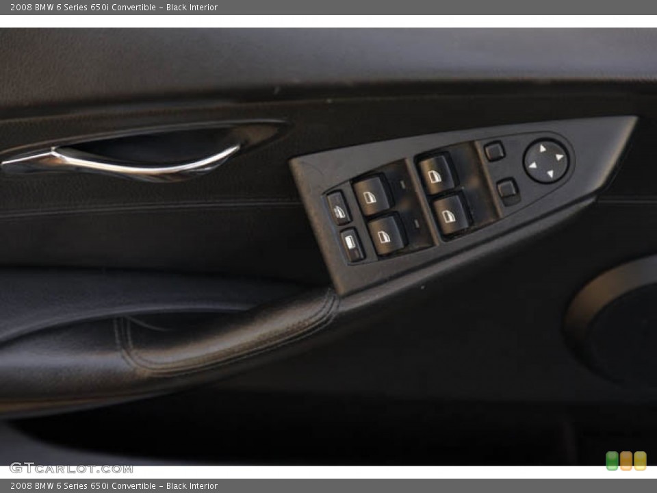 Black Interior Door Panel for the 2008 BMW 6 Series 650i Convertible #146617304