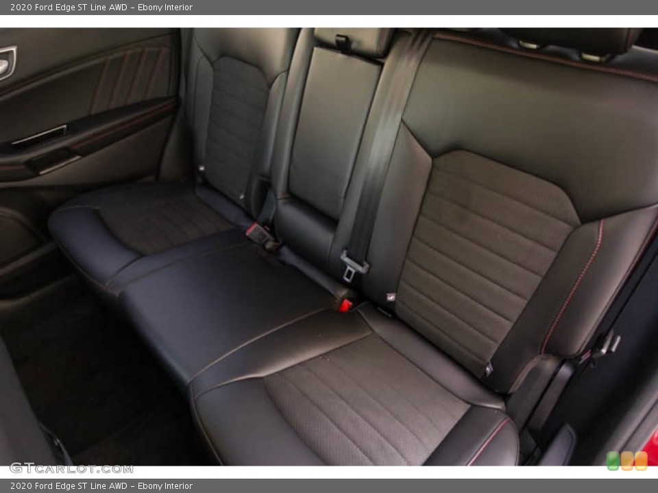 Ebony Interior Rear Seat for the 2020 Ford Edge ST Line AWD #146617391