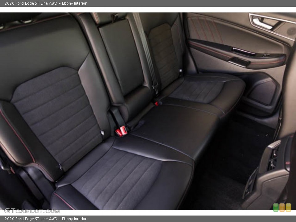 Ebony Interior Rear Seat for the 2020 Ford Edge ST Line AWD #146617434