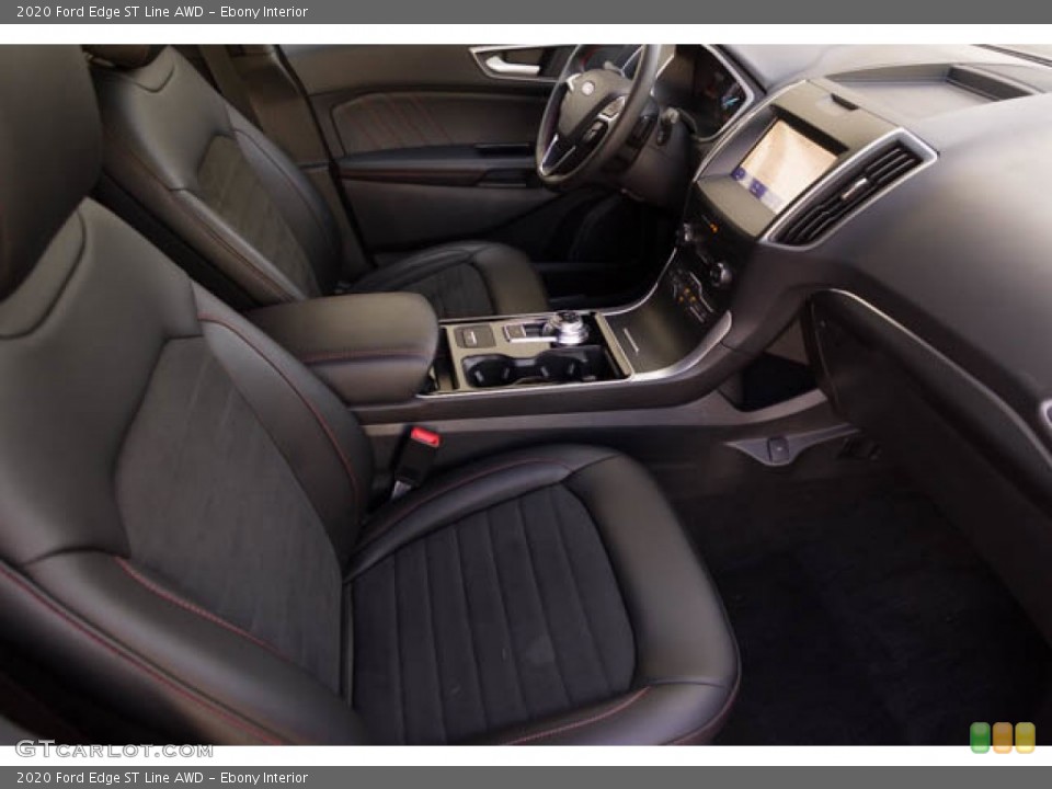 Ebony Interior Front Seat for the 2020 Ford Edge ST Line AWD #146617457