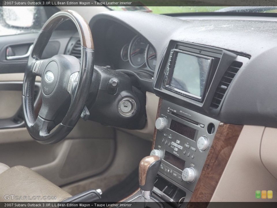 Taupe Leather Interior Dashboard for the 2007 Subaru Outback 3.0R L.L.Bean Edition Wagon #146617660