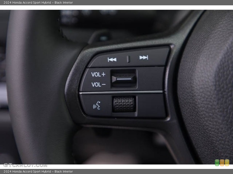 Black Interior Steering Wheel for the 2024 Honda Accord Sport Hybrid #146618045