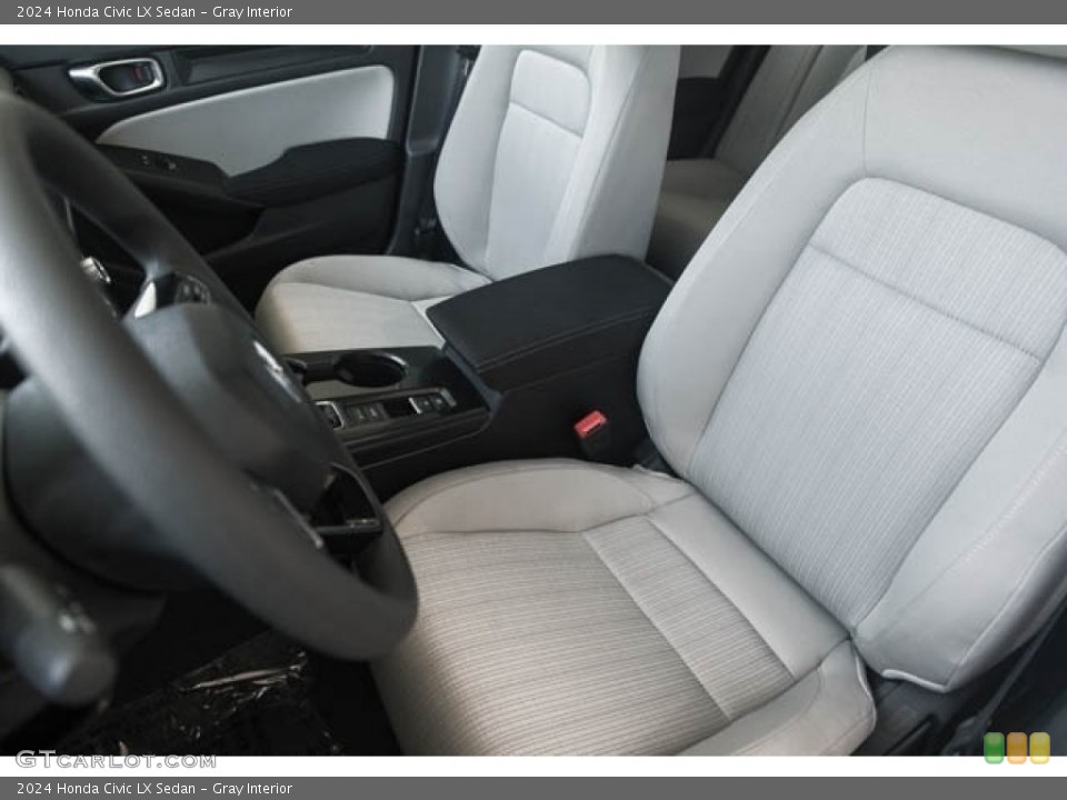 Gray Interior Photo for the 2024 Honda Civic LX Sedan #146618065
