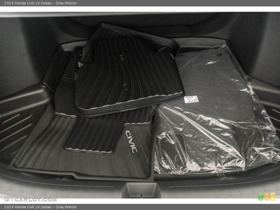 Gray Interior Trunk for the 2024 Honda Civic LX Sedan #146618107