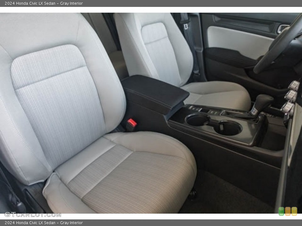 Gray Interior Front Seat for the 2024 Honda Civic LX Sedan #146618200