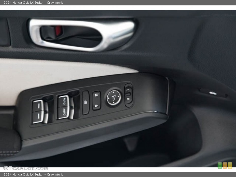 Gray Interior Door Panel for the 2024 Honda Civic LX Sedan #146618271