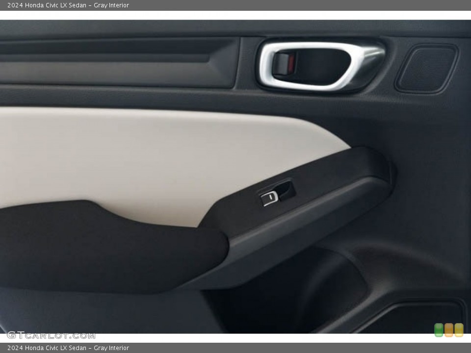 Gray Interior Door Panel for the 2024 Honda Civic LX Sedan #146618293