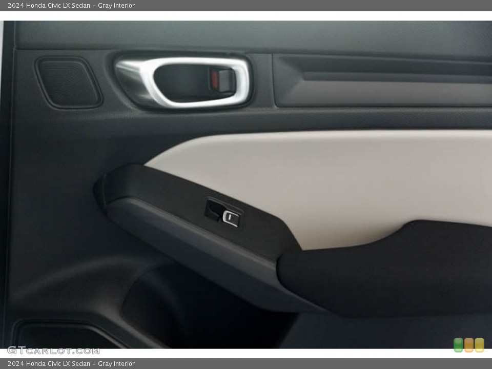 Gray Interior Door Panel for the 2024 Honda Civic LX Sedan #146618317