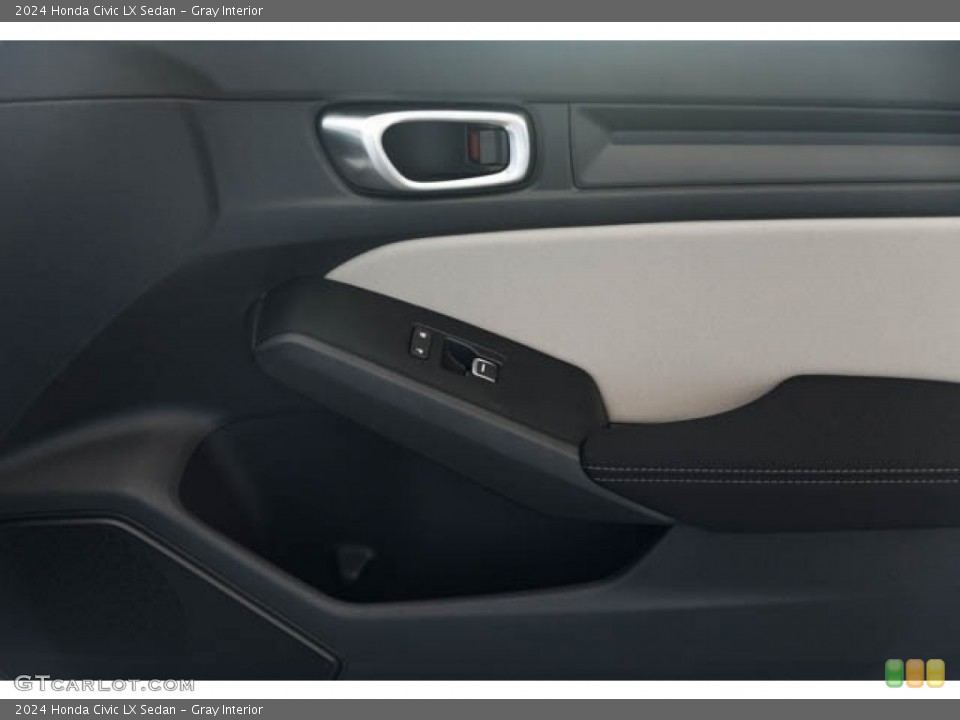 Gray Interior Door Panel for the 2024 Honda Civic LX Sedan #146618336