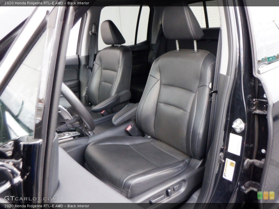 Black Interior Front Seat for the 2020 Honda Ridgeline RTL-E AWD #146618755