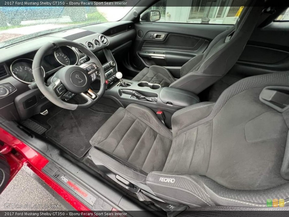 Ebony Recaro Sport Seats 2017 Ford Mustang Interiors