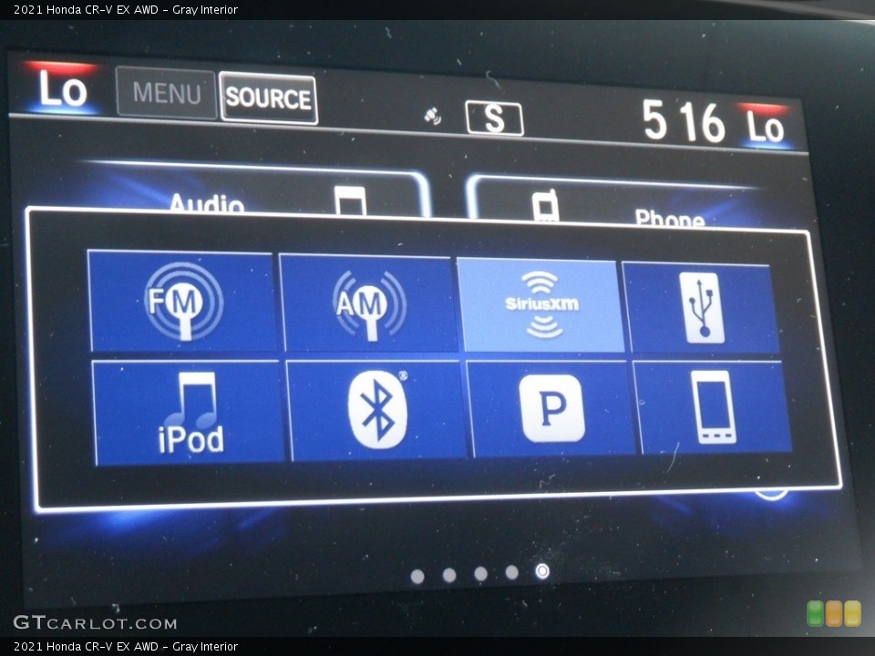 Gray Interior Audio System for the 2021 Honda CR-V EX AWD #146619769