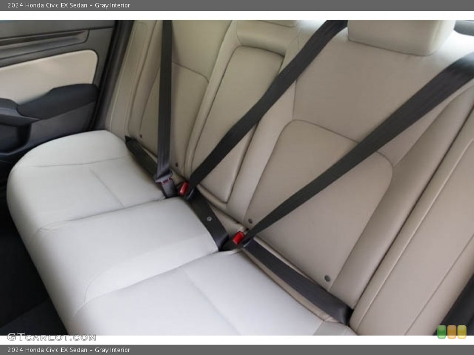 Gray Interior Rear Seat for the 2024 Honda Civic EX Sedan #146619830
