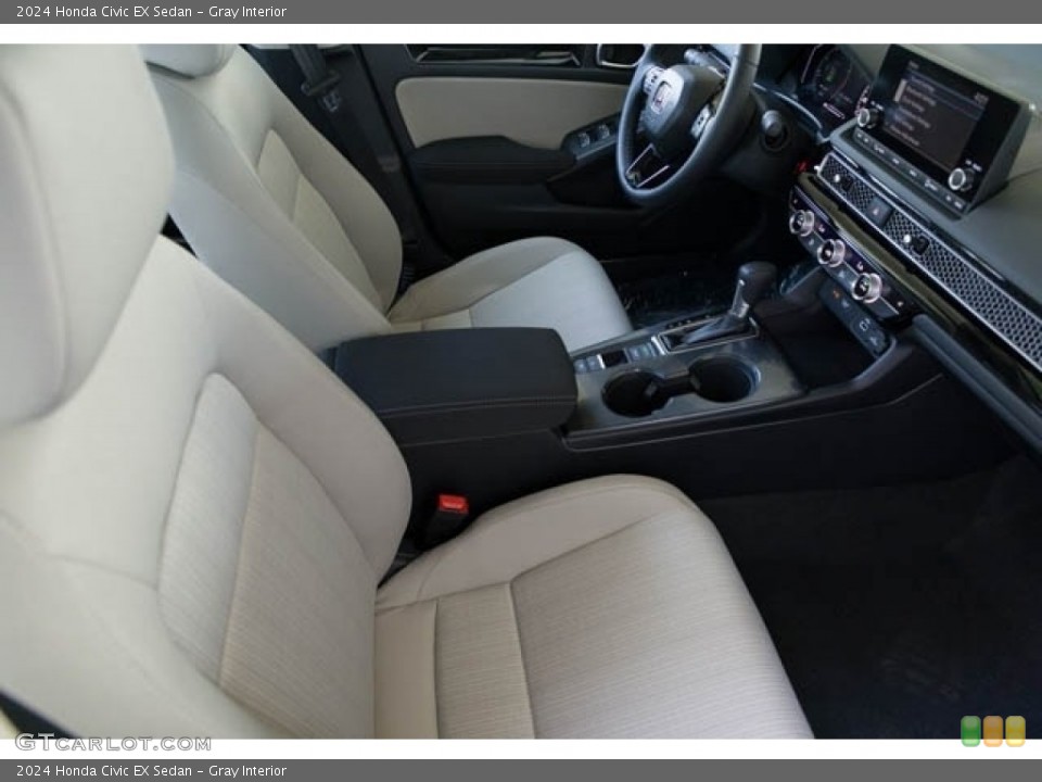 Gray Interior Front Seat for the 2024 Honda Civic EX Sedan #146619900