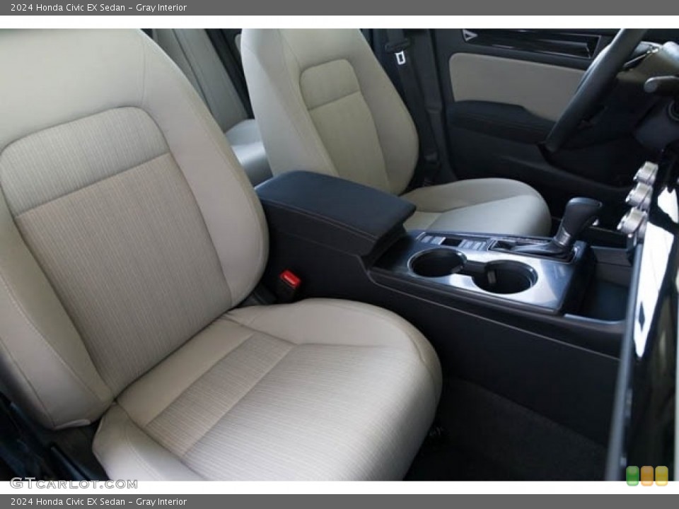 Gray Interior Front Seat for the 2024 Honda Civic EX Sedan #146619920