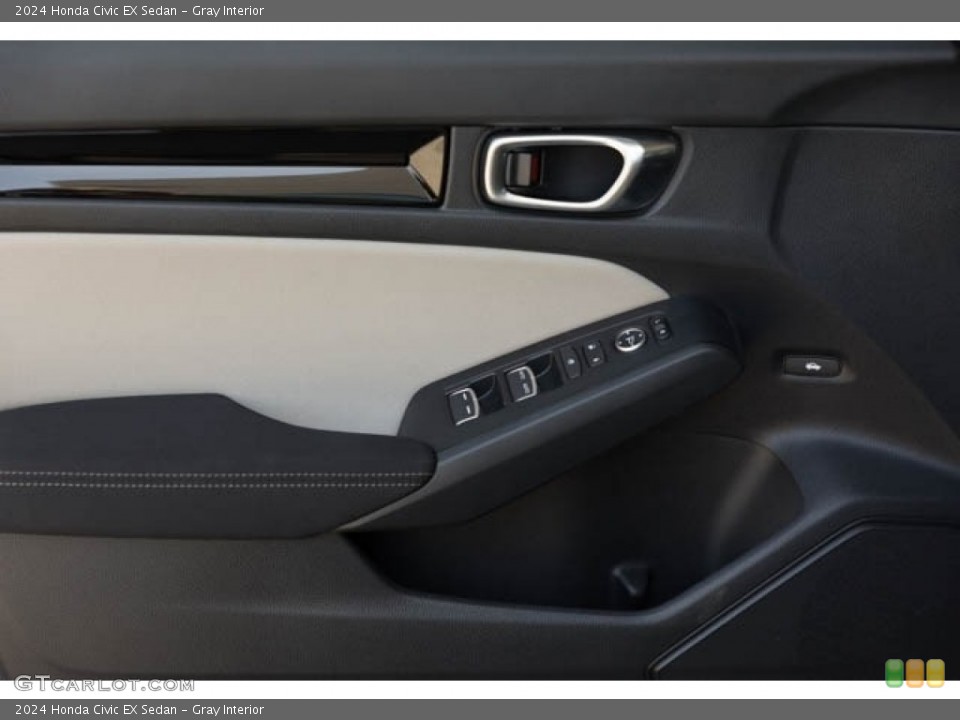 Gray Interior Door Panel for the 2024 Honda Civic EX Sedan #146619958