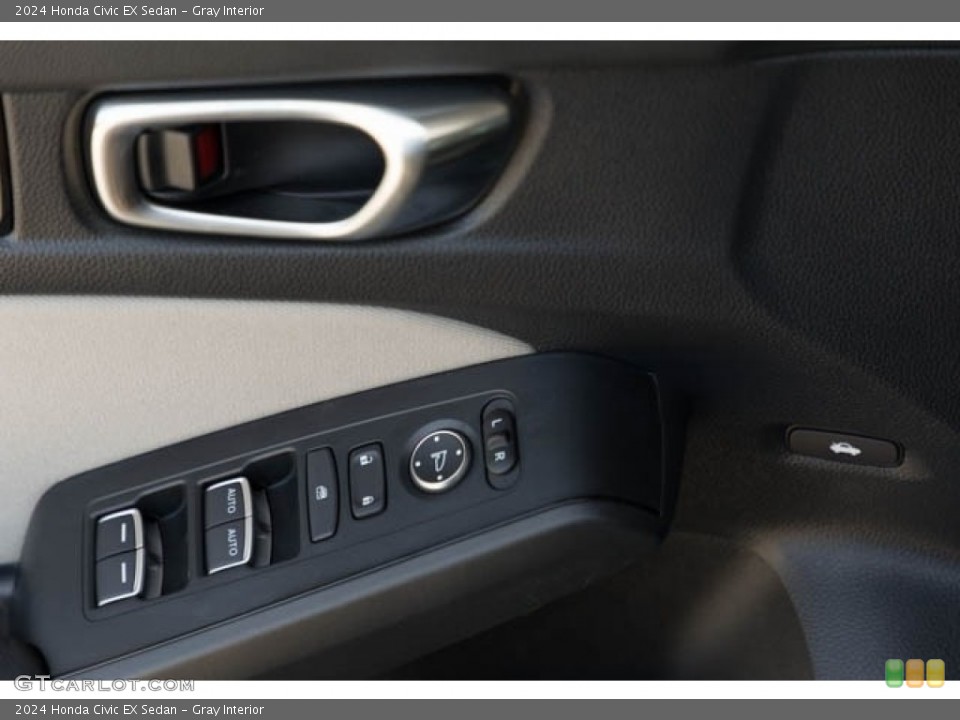 Gray Interior Door Panel for the 2024 Honda Civic EX Sedan #146619982