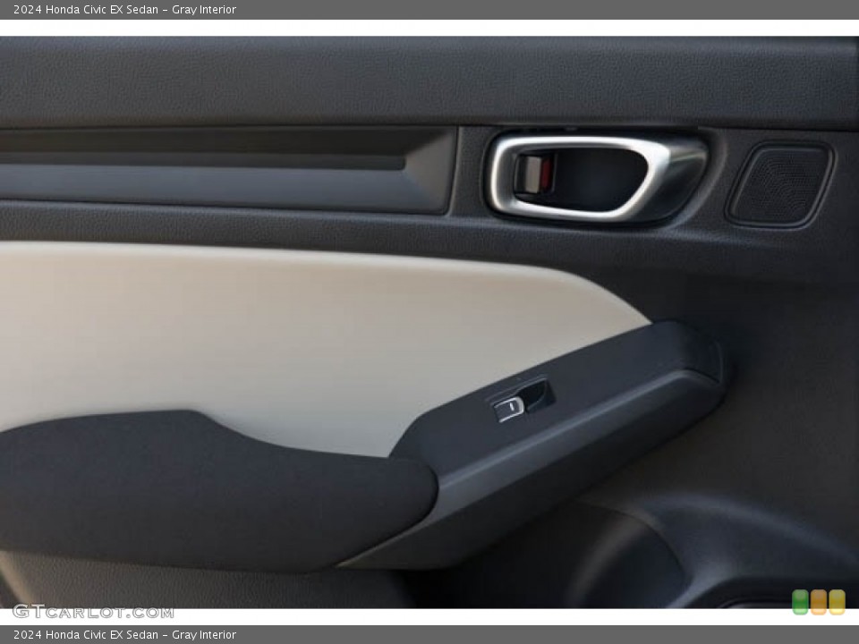 Gray Interior Door Panel for the 2024 Honda Civic EX Sedan #146620004