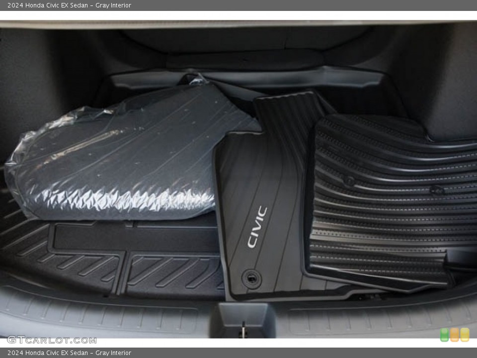 Gray Interior Trunk for the 2024 Honda Civic EX Sedan #146620027