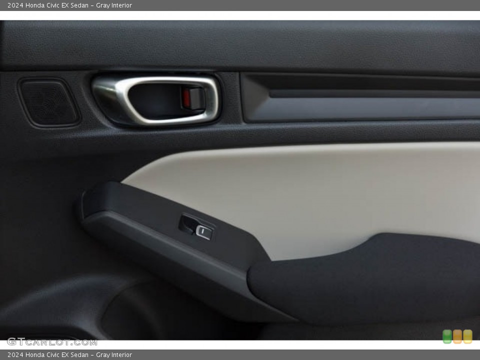 Gray Interior Door Panel for the 2024 Honda Civic EX Sedan #146620048