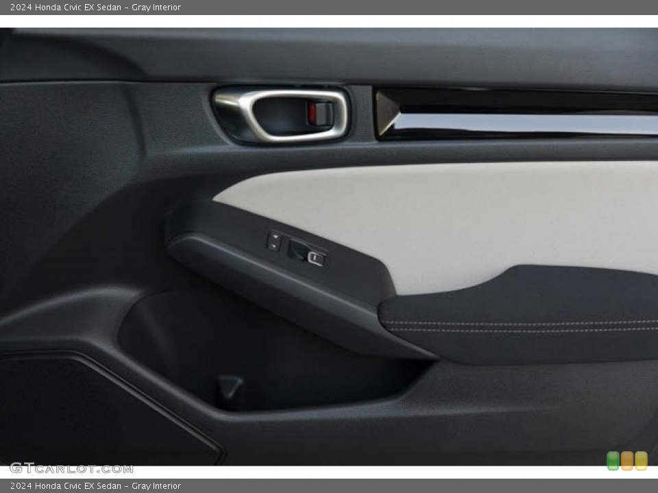 Gray Interior Door Panel for the 2024 Honda Civic EX Sedan #146620068