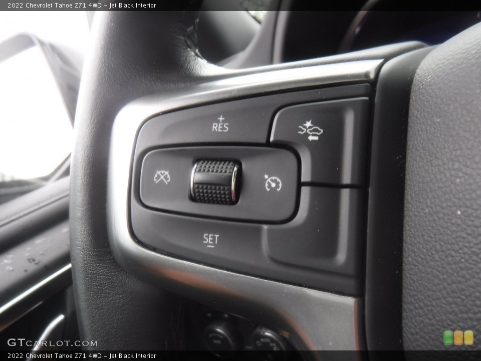 Jet Black Interior Steering Wheel for the 2022 Chevrolet Tahoe Z71 4WD #146621011