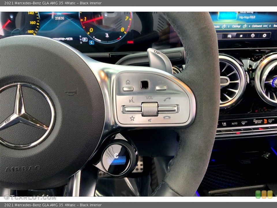 Black Interior Steering Wheel for the 2021 Mercedes-Benz GLA AMG 35 4Matic #146621134