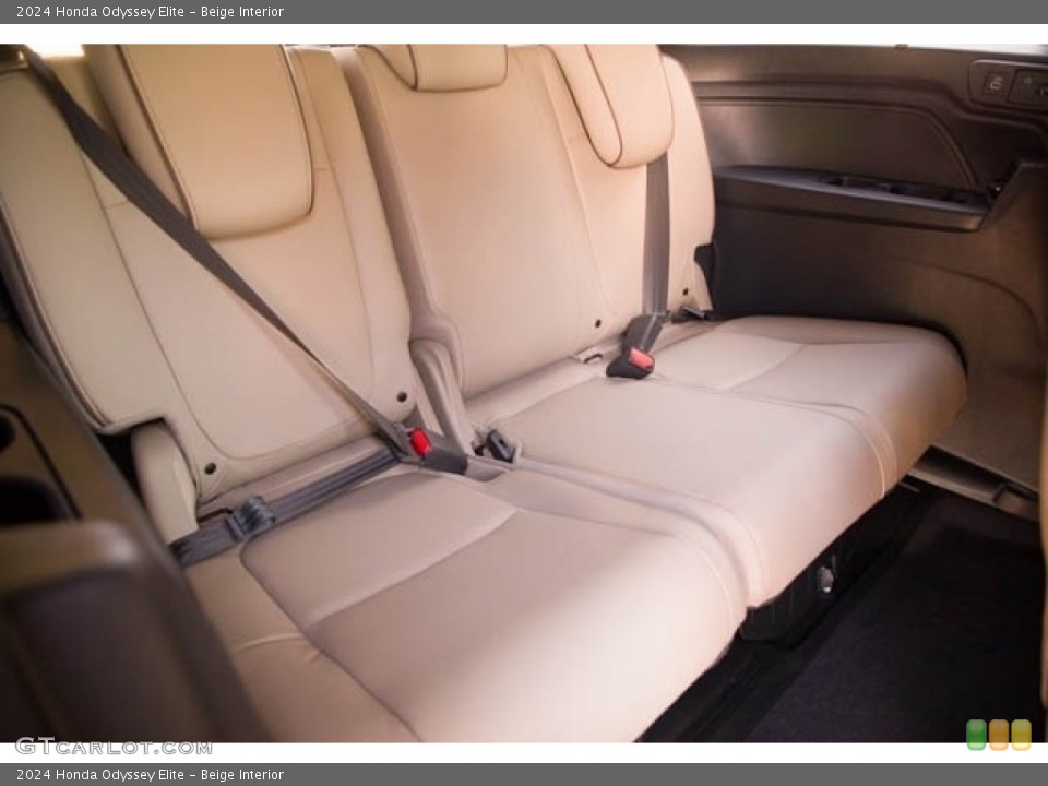 Beige Interior Rear Seat for the 2024 Honda Odyssey Elite #146621731