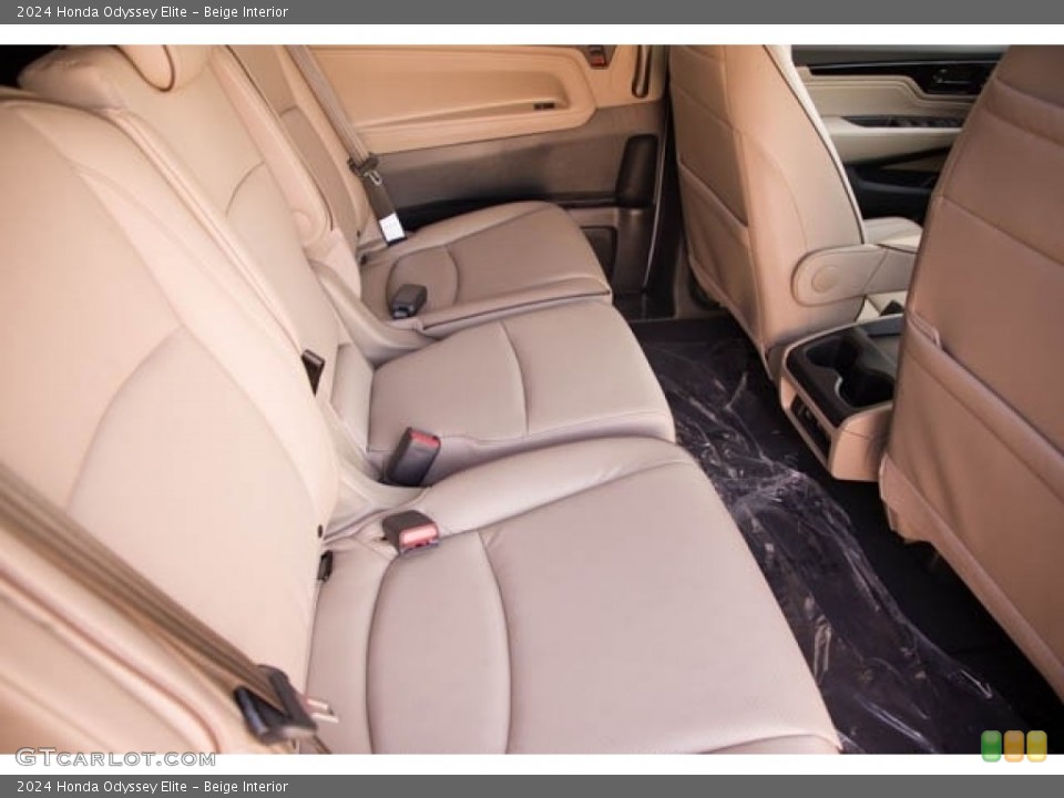 Beige Interior Rear Seat for the 2024 Honda Odyssey Elite #146621749